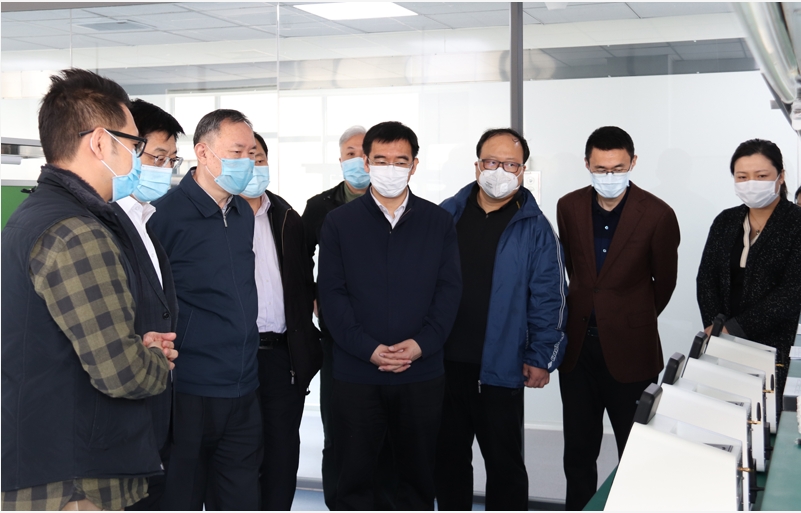 Leaders of Municipal Science and Technology Bureau Visited LOCMEDT for Research Work