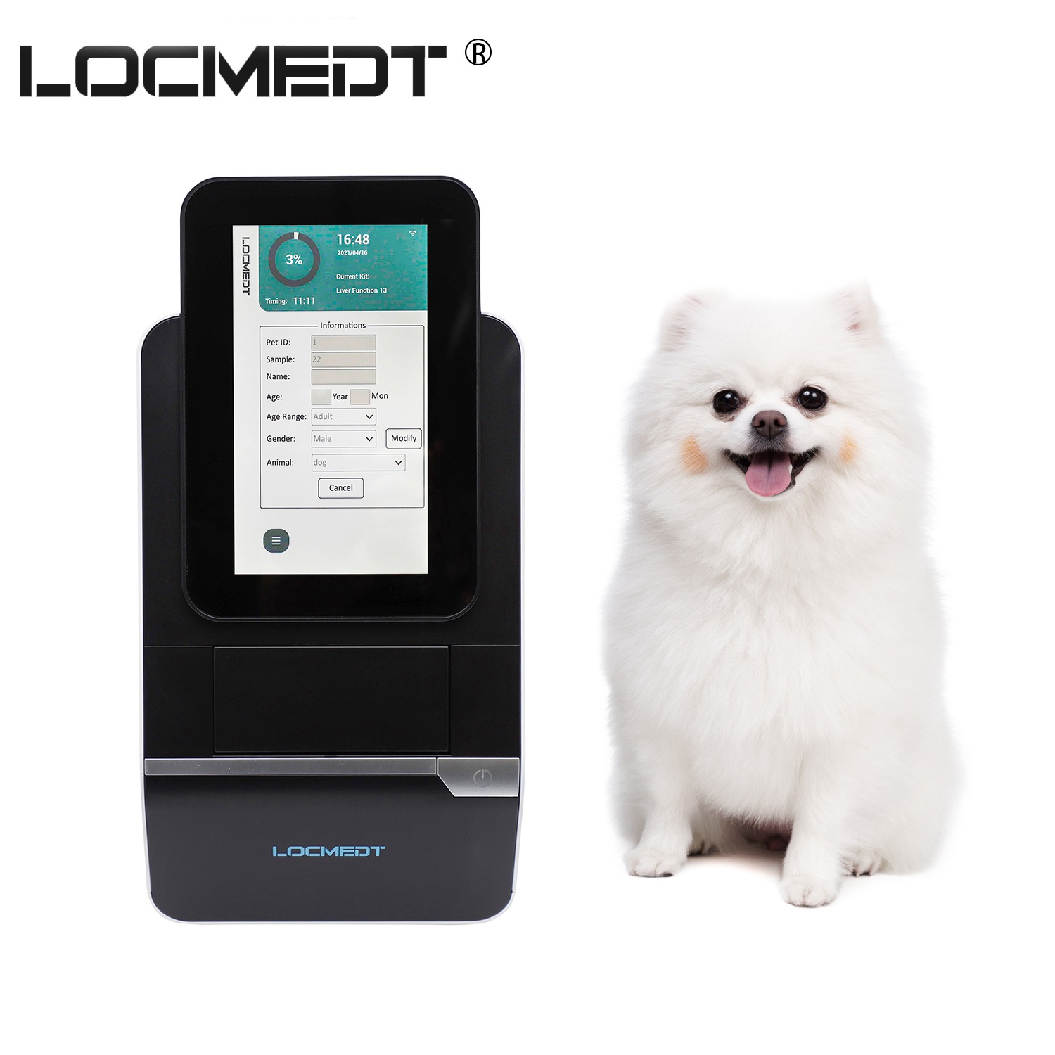 Noahcali-100 Auto Pet Blood Gas Test Analyzer